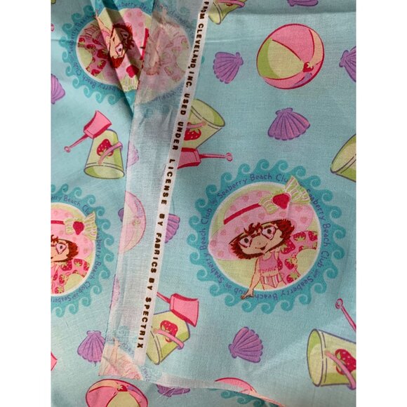 Strawberry Shortcake Beach Club Fabric by Spectra 1/2 yard x 44" Cotton - Picture 5 of 7